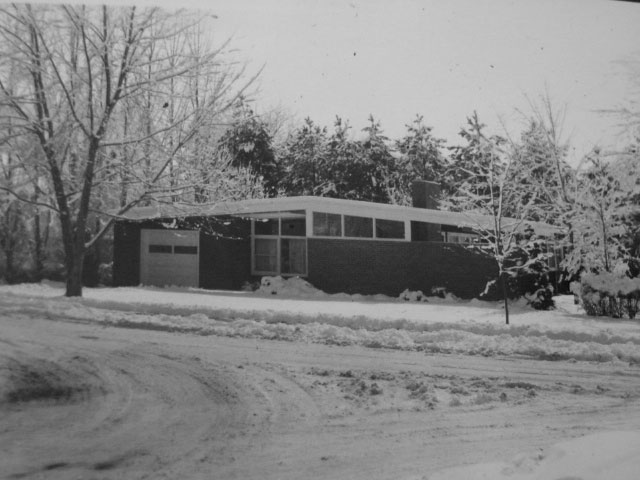 Wiseman Residence, 1661 Stratford Rd., in the 1960s